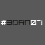 #BORN07 Sticker 7x59cm